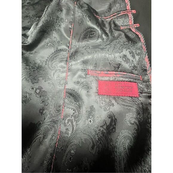 Adolfo Mens Slim Fit * Black * Blazer Sz 44 NWT - Picture 8 of 10